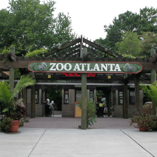 Hotels Near Norcross GA Attractions featuring Zoo Atlanta entrance and family-friendly wildlife destination