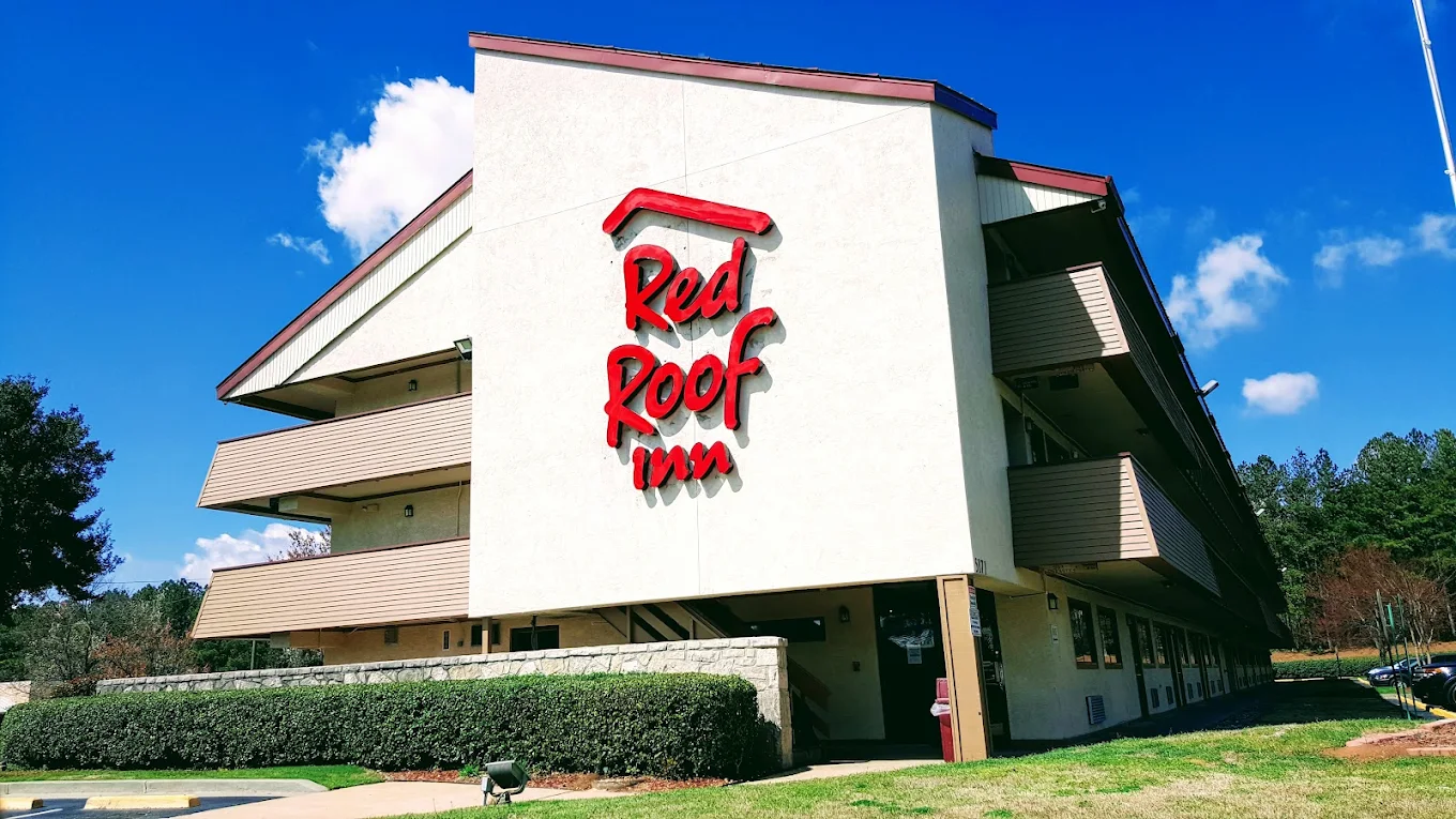 Exterior view of Red Roof Inn Atlanta – Norcross, a convenient stay option among Hotels Near I-85 Norcross GA